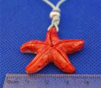 star-fish-red-color-on-cord