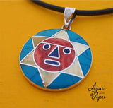 inca sun God pendant from Peru
