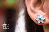snow flake studs, must have snow jewelry
